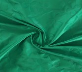 Green mikado jacquard floral